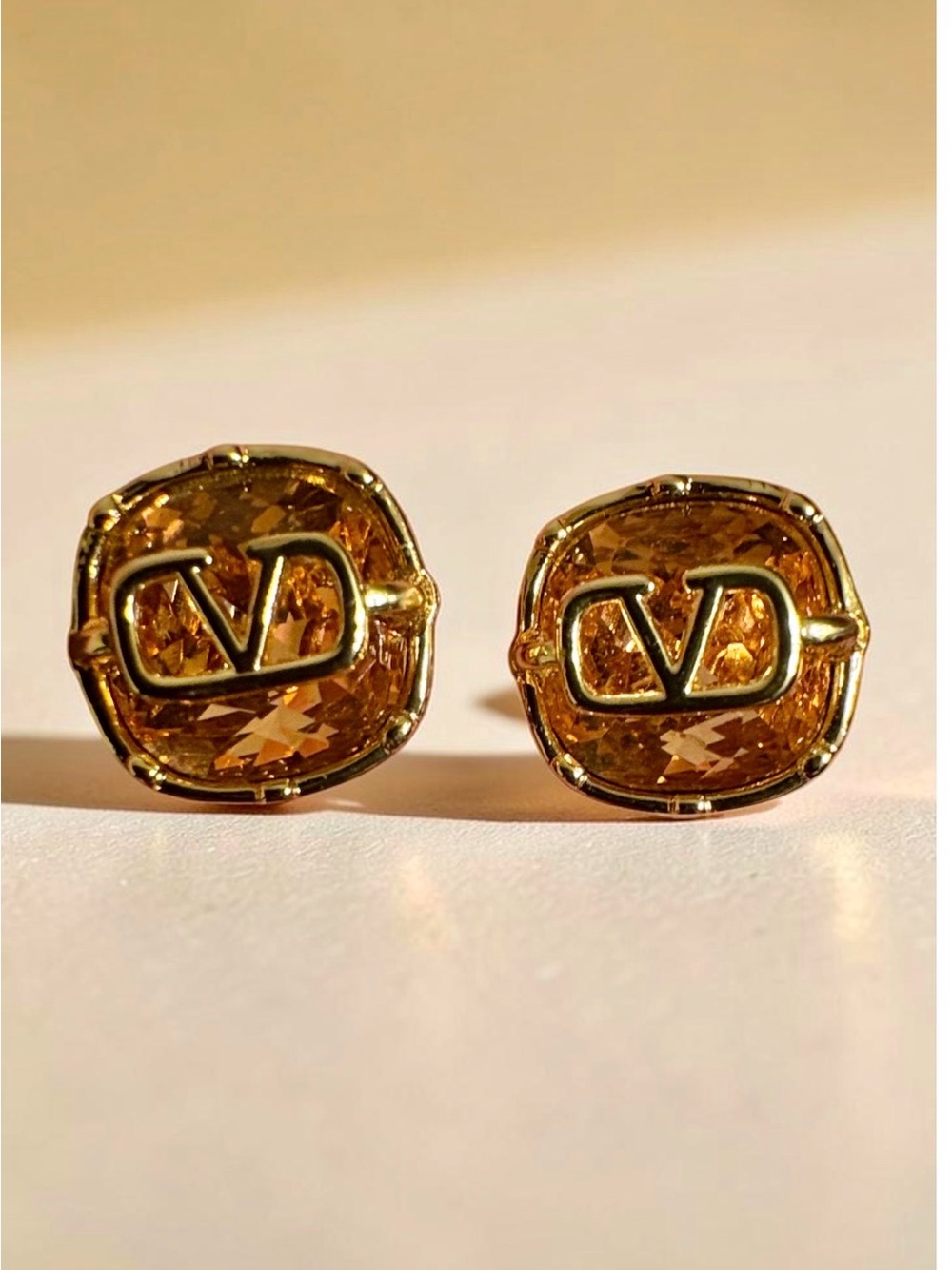Gold-tone Stud Earrings